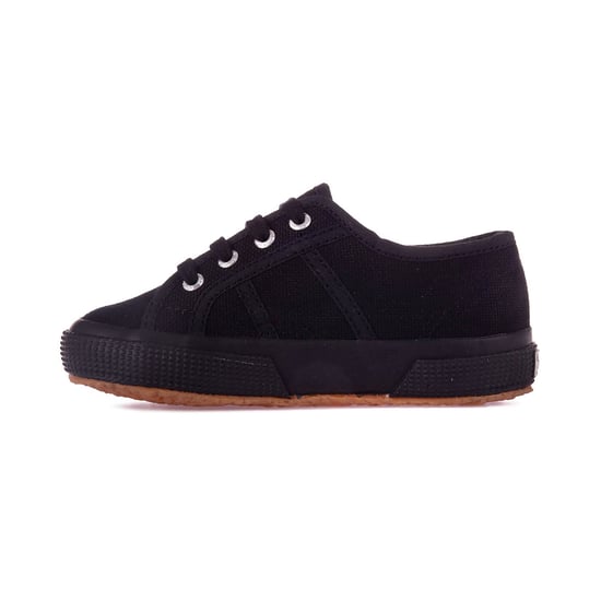 Superga Kinderen/Kinderen 2750 Jcot Leather Trainers (Volledig zwart) - Image 3