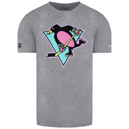 Fanatics NHL Pittsburgh Penguins Heren Grijs T-Shirt - Image 1
