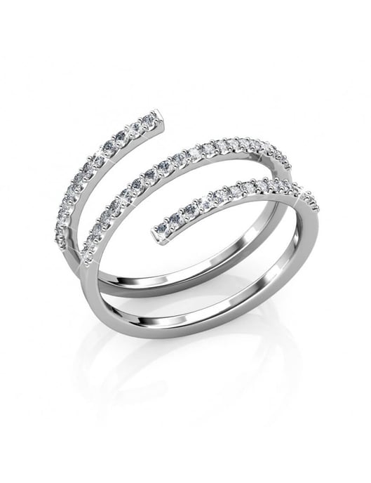 Spiraalring - Oostenrijks Kristal - Image 1