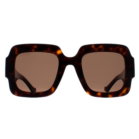 Gucci Vierkante Dames Havana Bruin GG1547S - Image 1