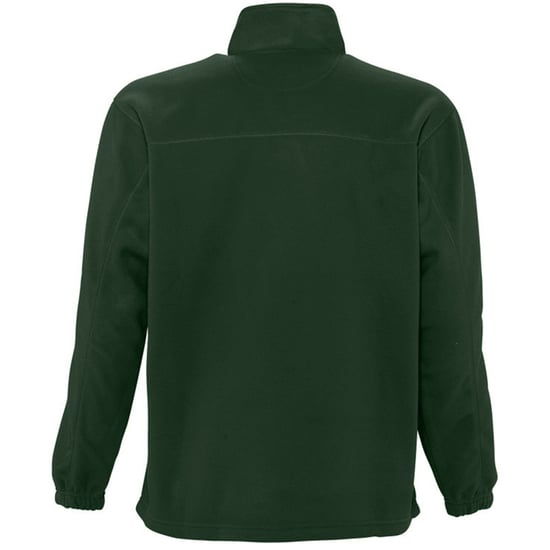SOLS Ness Unisex Zip Neck Anti-Pill Fleece Top (Bosgroen) - Image 2