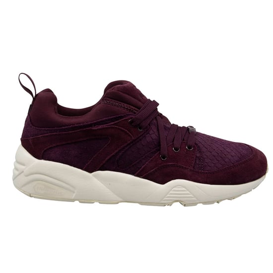 Puma Trinomic Blaze Of Glory Rioja Leather Lace Up Womens Trainers 361470 01