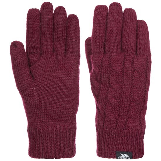 Trespass - Dames Sutella Gebreide Handschoenen (Rood) - Image 1