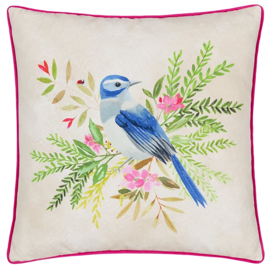 Evans Lichfield Daisy Hill Bluebird Gedrukt Polyester Vulling Kussen - Image 1
