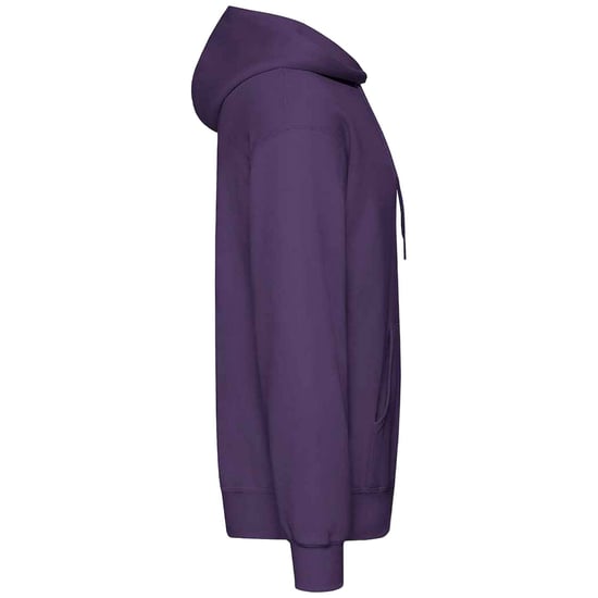 Fruit Of The Loom Unisex Volwassenen Klassiek Sweatshirt met capuchon (Paars) - Image 3