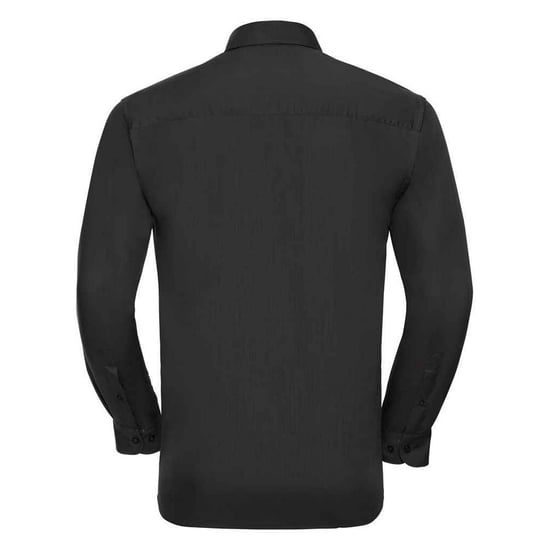 Russell Collection Mens Poplin Easy-Care Formal Shirt (Black)