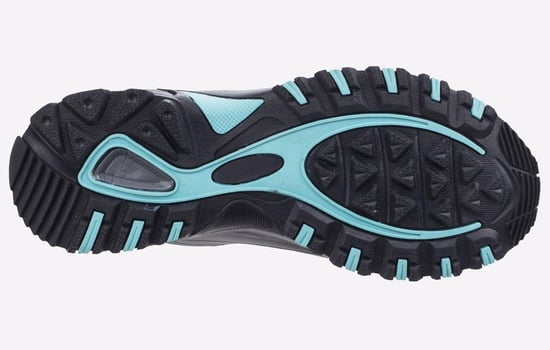 Cotswold Abbeydale Low Dames Wandelschoenen Grijs/Zwart/Aqua - Image 4