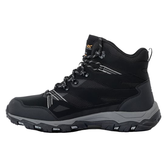 Regatta Mens Holcombe III Walking Boots (Black/Granite)