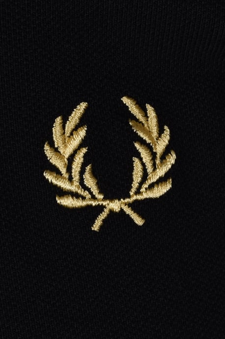 Fred Perry The Original Made In England Polo Shirt Zwart - Image 2