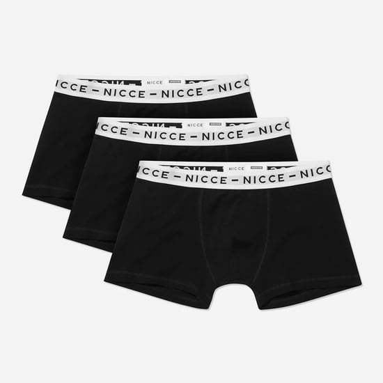 Nicce 3-Pack Stretch Waist Black/White Trailstar Boxers 0038 K011 0001