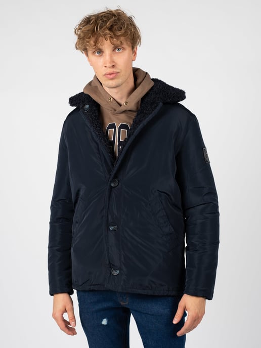 Guess Jacket Reversible Men's Blue