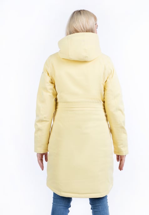 Schmuddelwedda Winter parka Dames lichtgeel - Image 4