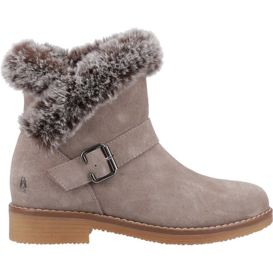 Hush Puppies Hannah Suède Dameslaarzen Taupe - Image 5