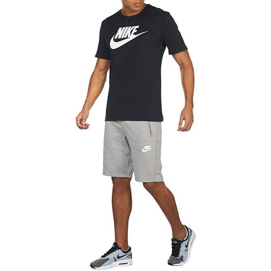 Nike Heren Fleece Shorts Grijs Met Zakken Met Rits - Image 3