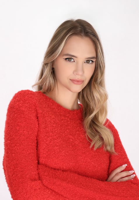 Mymo Jumper Dames rood - Image 5