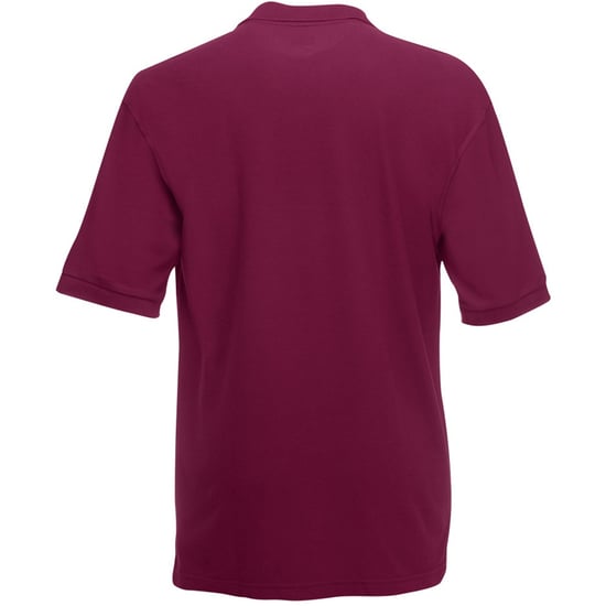 Fruit Of The Loom Heren 65/35 Pique Poloshirt Korte Mouwen (Bordeaux) - Image 2