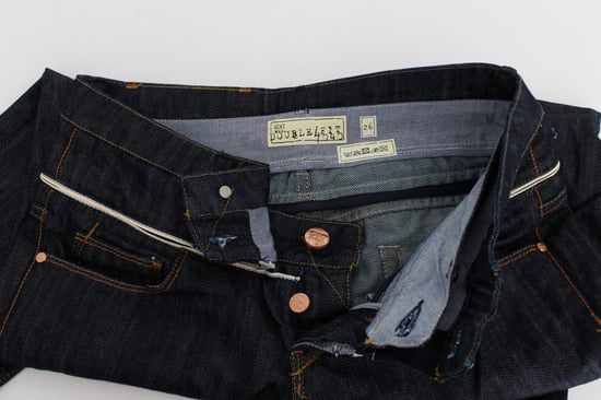 Acht Dames Blauwe Denim Katoenen Broeken Recht Model Jeans - Image 6