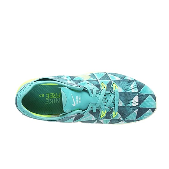 Nike Free 5.0 TR Fit PRT Lace Up Blue Synthetic Womens Trainers 704695 402