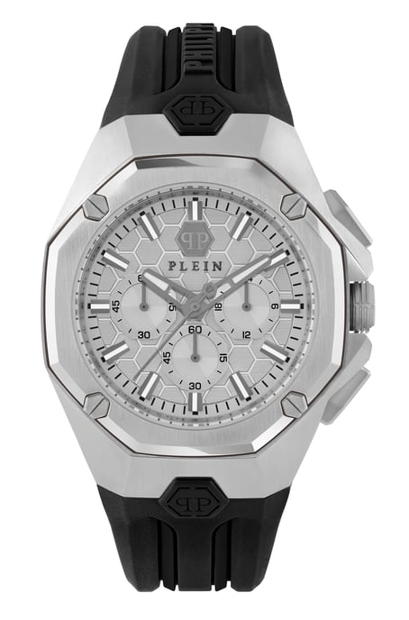 Philipp Plein Octagon Heren Zwarte Horloge PWTBA0123 - Image 1