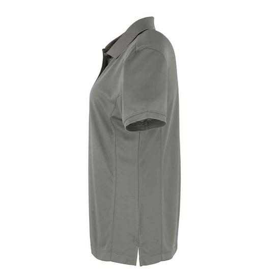 Premier Dames/Dames Coolchecker Piqué Poloshirt (Donkergrijs) - Image 3