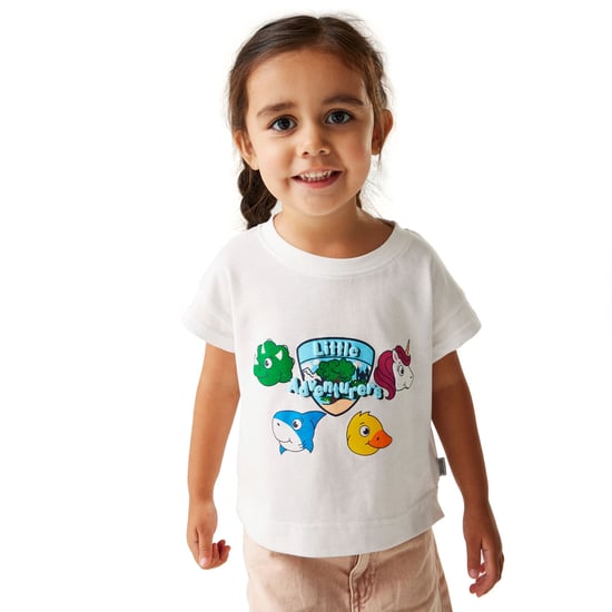 Regatta Childrens/Kids Little Adventurers Animals T-Shirt (White)