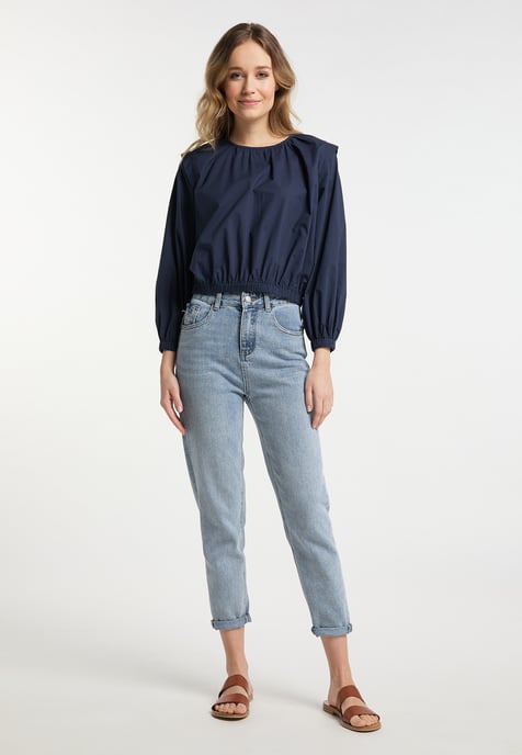 Dreimaster Blouse Dames marine - Image 2