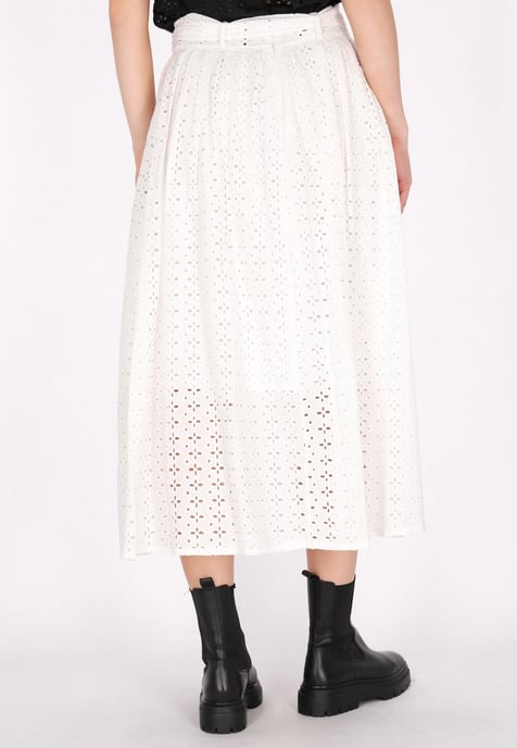 Dreimaster rok Dames wit - Image 4
