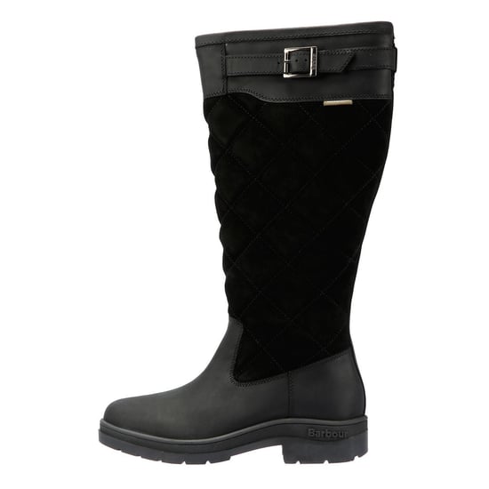 Barbour Oak Lange Laarzen Suède/Vleer Vrouwen Zwart - Image 6