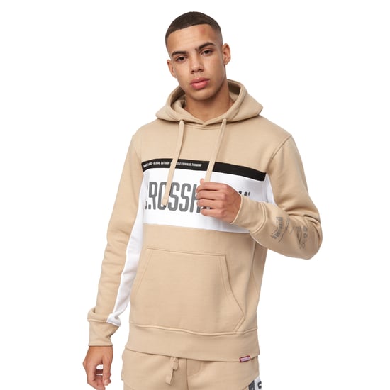 Crosshatch Heren Silomane Hoodie (Steen) - Image 1