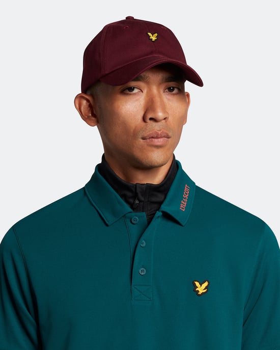 Lyle & Scott Golfkraaglogo Technisch poloshirt in Groente - Image 4