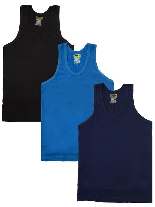 Enzo | Mens Vests 3 Pack - Randomly chosen colours