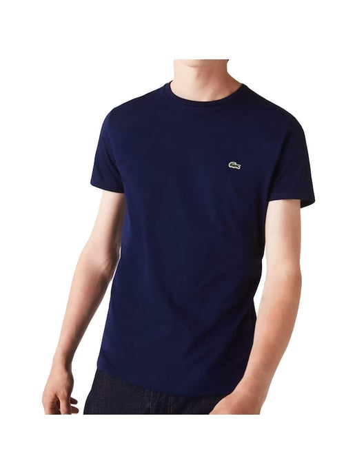 Lacoste Basic Crew T-shirt Marineblauw - Image 3