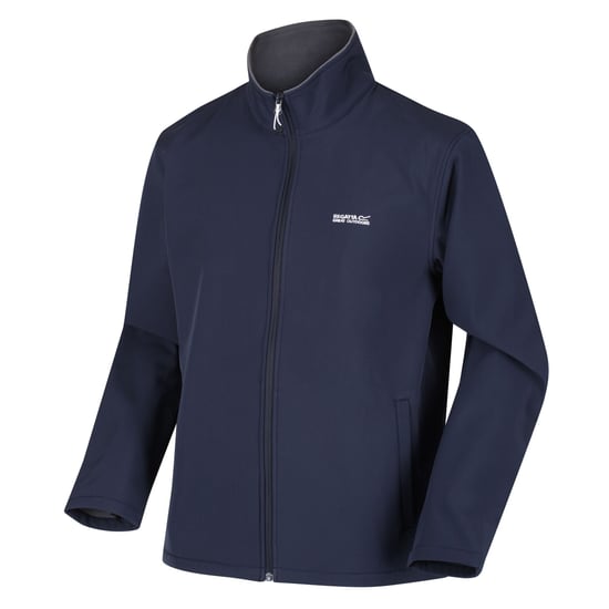 Regatta Mens Cera V Wind Resistant Soft Shell Jacket (Navy)
