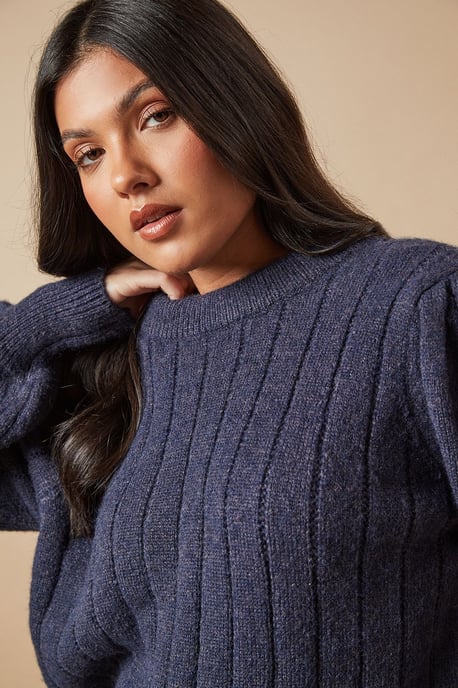 Bow Back Ribbed Jumper