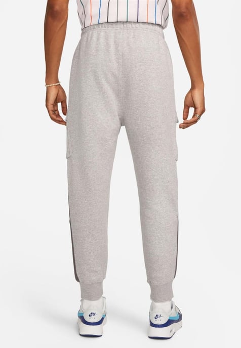 Nike Air Heren Fleece BB Crewneck Trainingspak in Grijs - Image 6