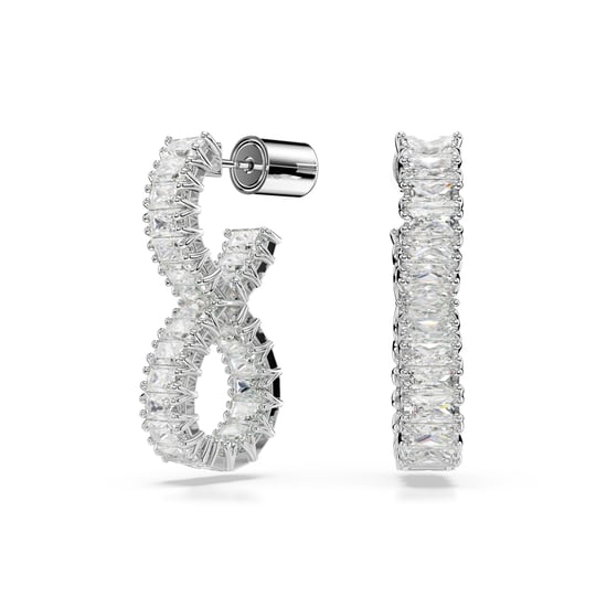 Swarovski 'Hyperbola' Dames Oorhangers van Basismetalen - Zilver 5684047 - Image 1