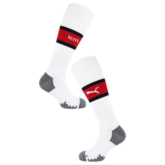 Puma A.C. Milan 1899 Team Heren Witte Lange Band Sokken - Image 2