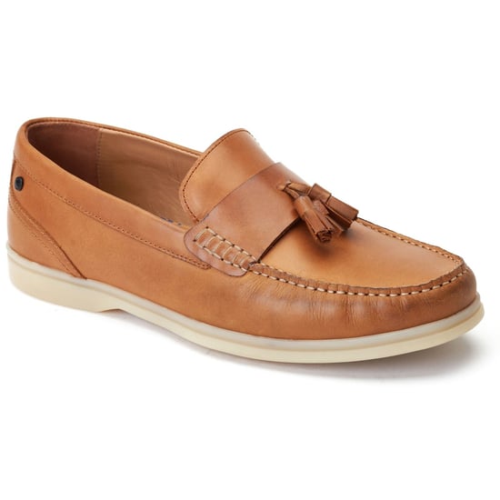 Base London Bonito Leren Herenpantoffels Burnt Tan - Image 1