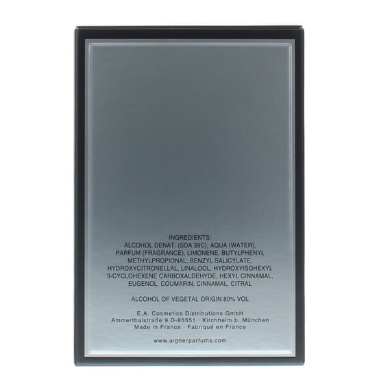 Aigner No 1 Platinum Eau de Toilette 100ml Spray For Him - Men's EDT New