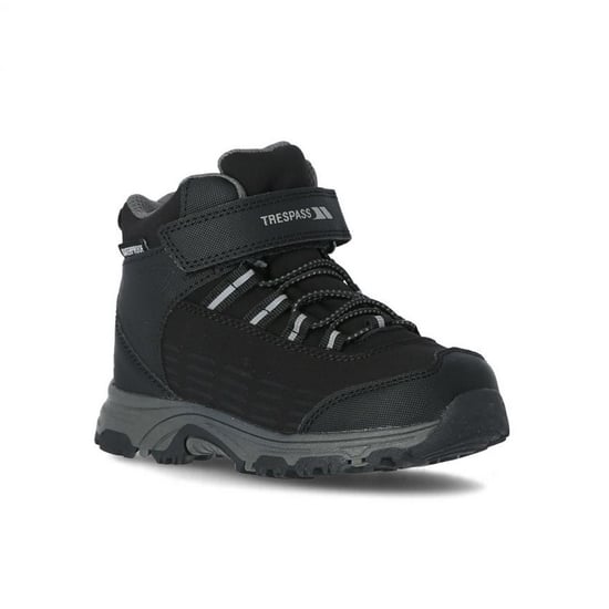 Trespass Childrens/Kids Harrelson Mid Cut Hiking Boots (Black)