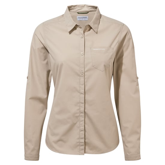 Craghoppers Dames/Dames Shirt Kiwi II (Woestijnzand) - Image 1
