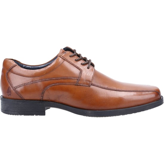 Hush Puppies Mens Brandon Leather Shoes (Tan)