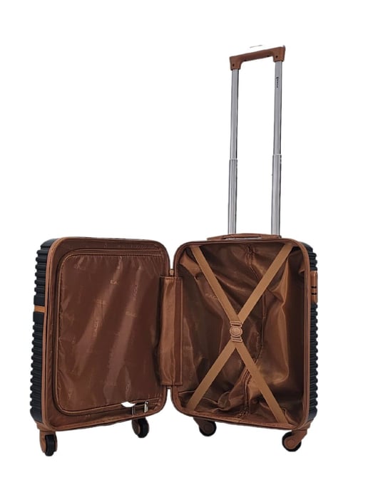 Hardshell Cabin Suitcase Robust 4 Wheel ABS Luggage Travel Bag
