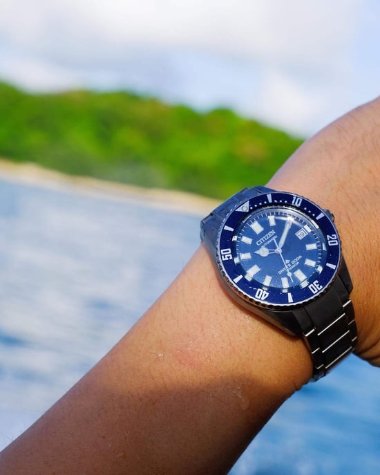 Citizen Promaster Duiker Heren Zilveren Watch NB6021-68L - Image 6
