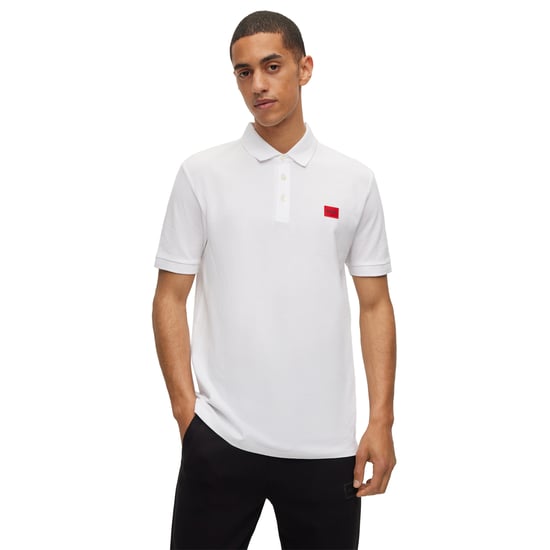 Men's Hugo Dereso232 Polo Shirt in White - Image 2