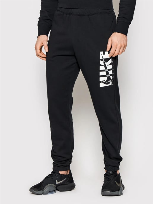 Nike heren fleece pullover trainingspak met capuchon in zwart - Image 3