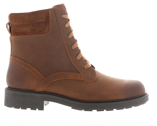 Clarks Womens Ankle Boots Discover Effortless Leather Zip brown - Image 2