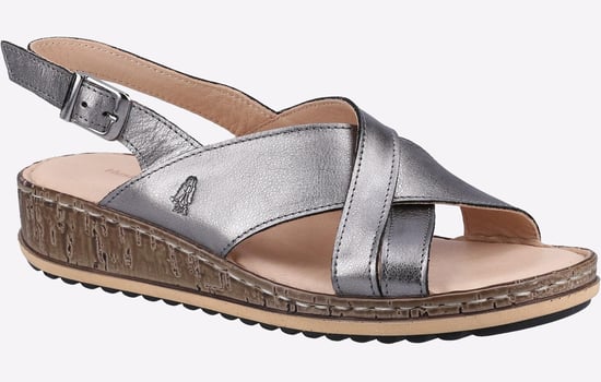 Hush Puppies Elena Cross Over Wedge Womens - Image 2