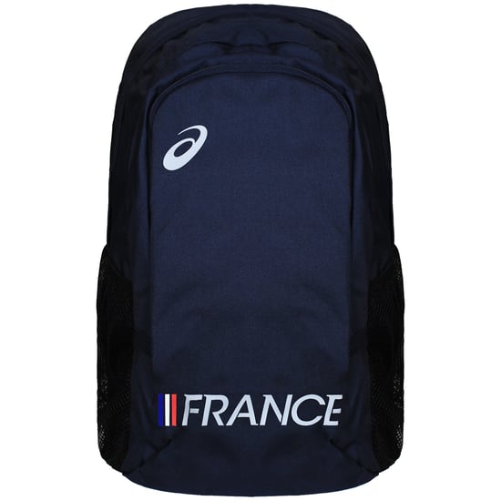 Asics France Logo Mens Navy Backpack - Image 3