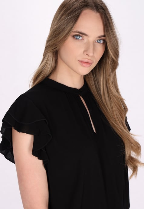 Dreimaster Blouse Dames zwart - Image 5